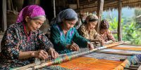 vietnamese-elders-teaching-traditional-silk-weaving-younger-generation