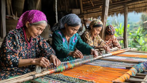 vietnamese-elders-teaching-traditional-silk-weaving-younger-generation